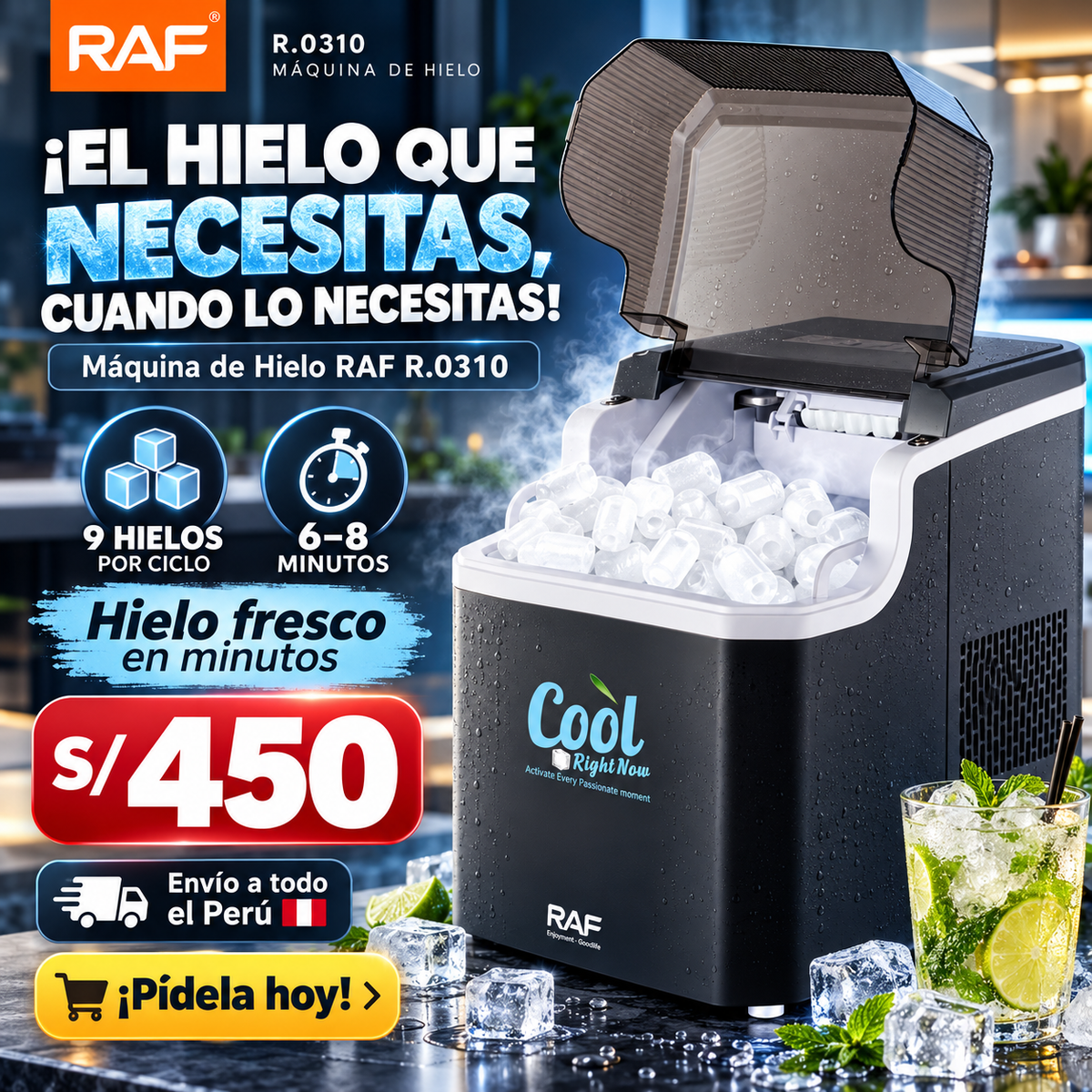 MAQUINA PARA HACER HIELO
