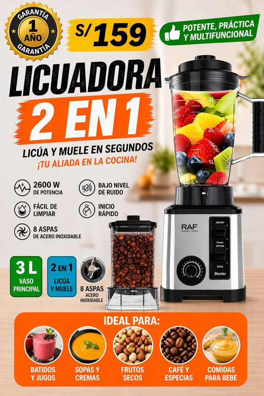 LICUADORA 2 EN 1